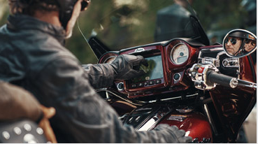 The Largest Touchscreen On Two Wheels